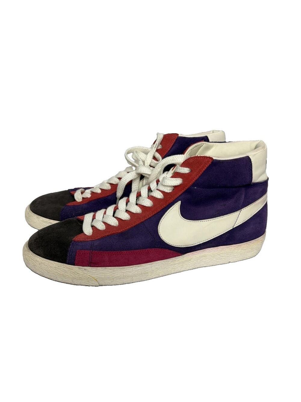 Nike Blazer Mens Size 13 High Top Multi-Color Suede Lace-Up Shoes 508220-010